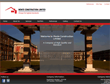 Tablet Screenshot of monteconstruction.co.uk